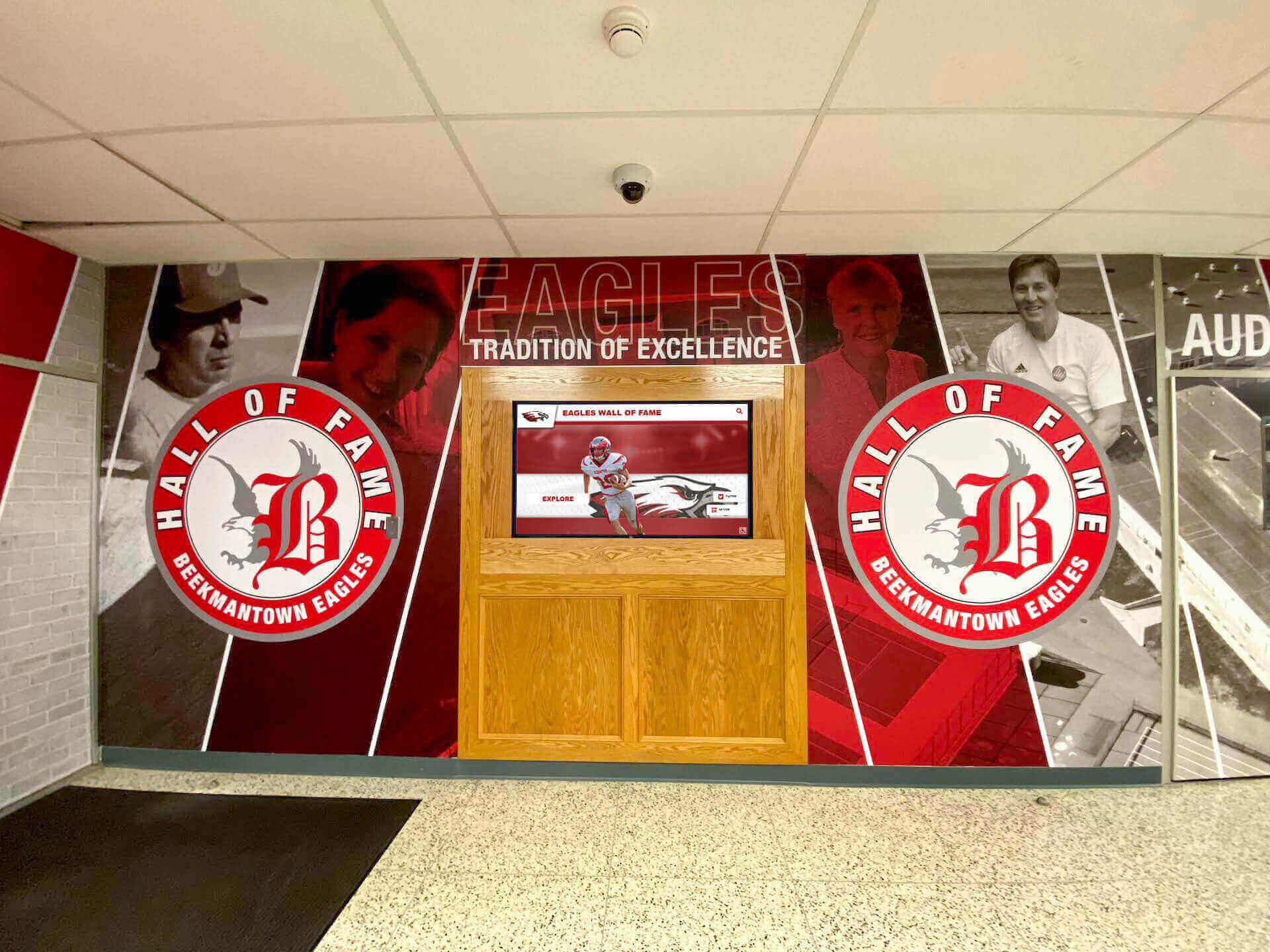 Digital Wall of Fame at Nicholls State University